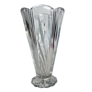 Marquis by Waterford Festivale 10″ Crystal Vase Scalloped Rim – Discontinued‎